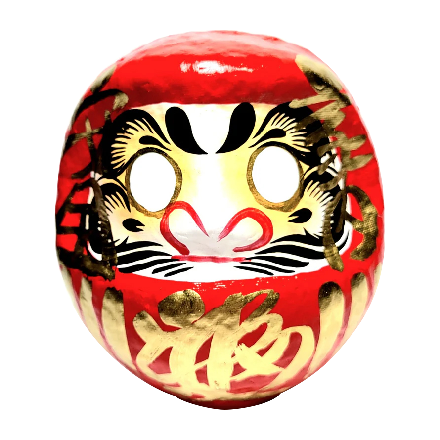 福だるま（9-23cm） 開店祝い、家内安全、目標祈願の名入れ縁起物ギフト