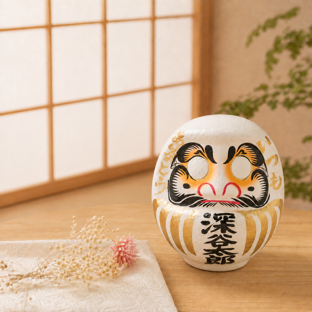出産祝いに贈るだるま