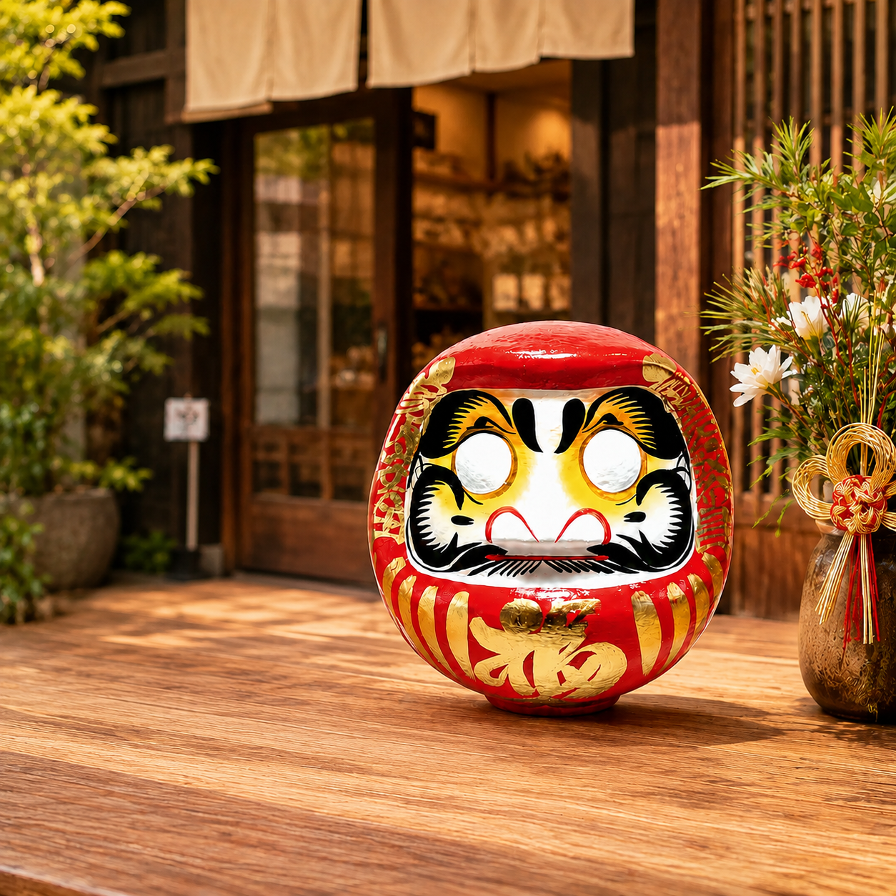 開店祝いに贈るだるま